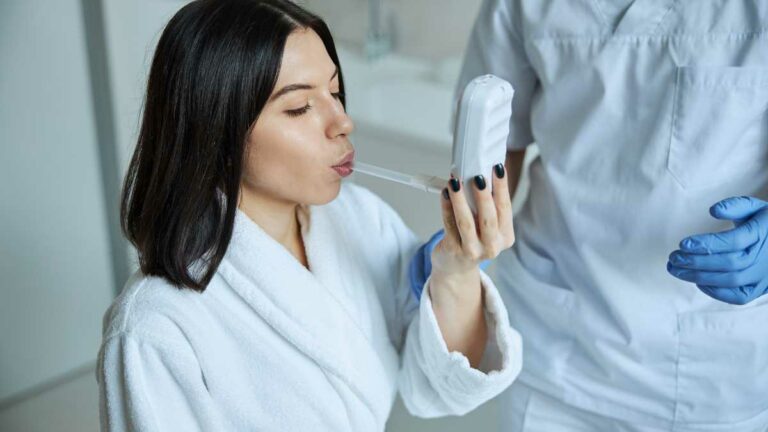 Como é feito o teste de espirometria